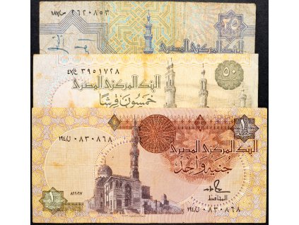 25, 50 Piastres, 1 Pound 1978-2008-B-9701-1
