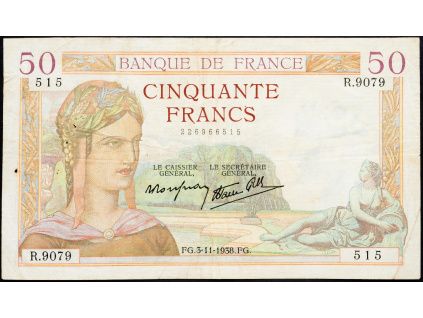 50 Francs 1938-B-10848-1