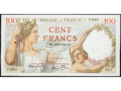 100 Francs 1939-B-10852-1