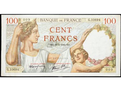 100 Francs 1940-B-10854-1