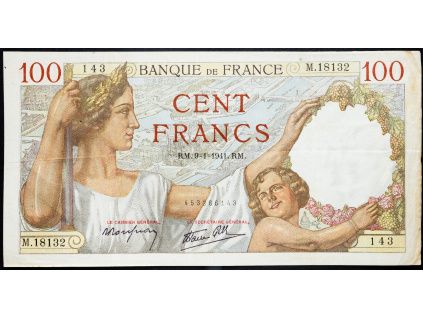 100 Francs 1941-B-10856-1