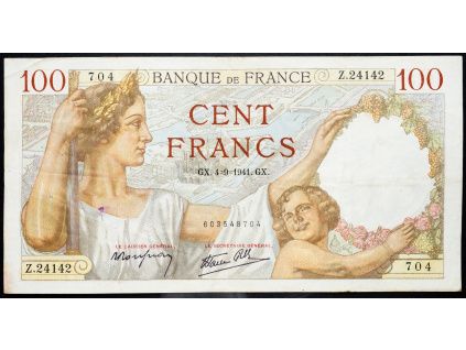 100 Francs 1941-B-10858-1