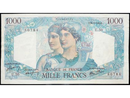 1000 Francs 1945-B-10860-1