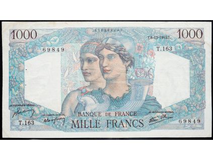 1000 Francs 1945-B-10861-1
