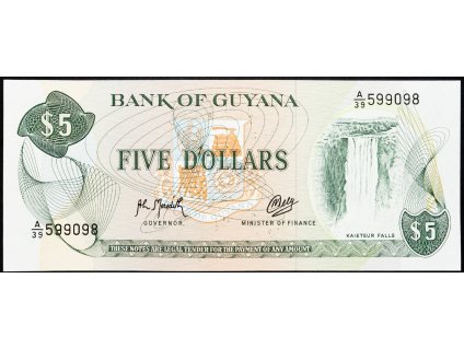5 Dollars 1992-B-11815-1