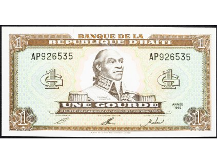1 Gourde 1992-B-9896-1