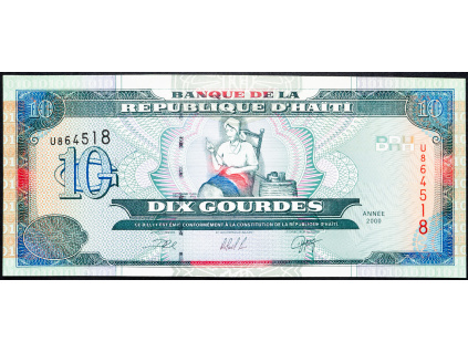 10 Gourdes 2000-B-9901-1