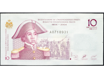 10 Gourdes 2004-B-9902-1