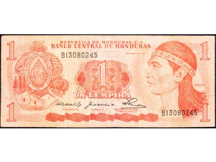 1 Lempira 1980-B-9889-1