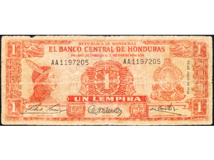 1 Lempira 1965-B-9890-1