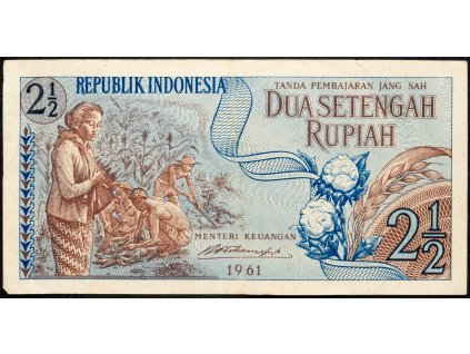 2 1/2 Rupiah 1961-B-10310-1