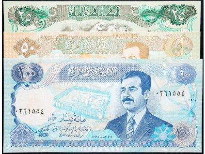 25, 50, 100 Dinars 1990, 1994, 1994-B-9360-1