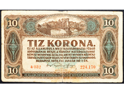 10 Korona 1920-B-9422-1