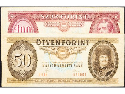 50, 100 Forint 1980, 1984-B-9435-1