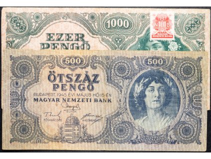 500, 1000 Pengő 1945-B-9473-1