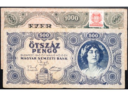 500, 1000 Pengő 1945-B-9474-1