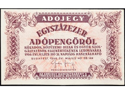 100 000 Adópengő 1946-B-11137-1