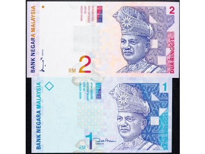 1, 2 Ringgit 1996-2000-B-9743-1
