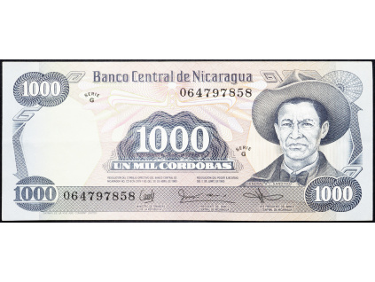 1000 Cordobas 1985-B-9397-1