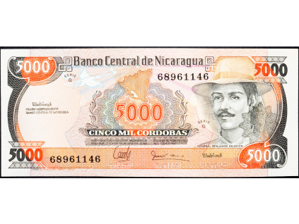 5000 Cordobas 1985-B-9398-1