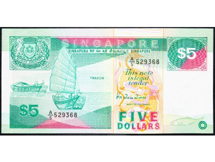 5 Dollars 1989-1997-B-9756-1