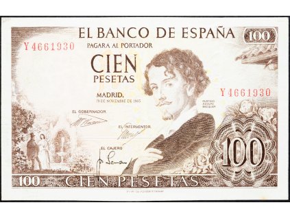 100 Pesetas 1965-B-9047-1