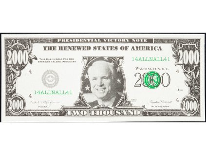 2000 Dollars 2000-B-9166-1