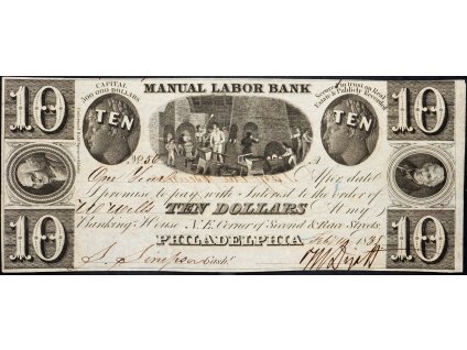 10 Dollars 1838-B-10455-1