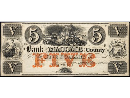 5 Dollars 1858-B-10457-1