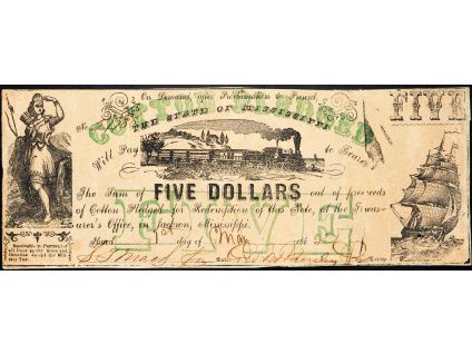 5 Dollars 1862-B-10487-1