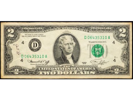 2 Dollars 1976-B-10980-1