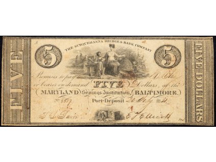 5 Dollars 1831-B-11172-1