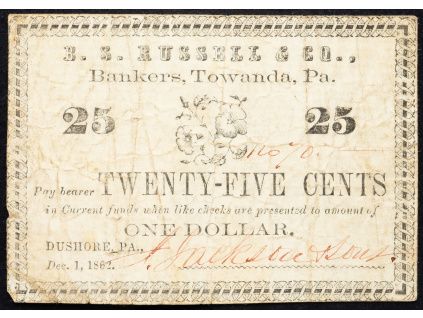 25 Cents 1862-B-11191-1