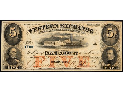 5 Dollars 1857-B-11203-1