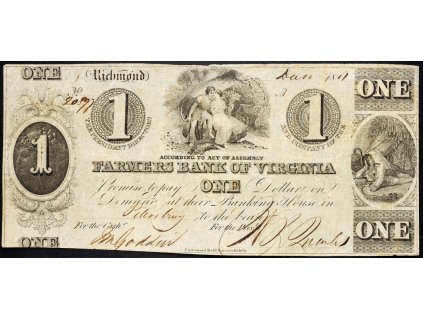 1 Dollar 1861-B-11306-1