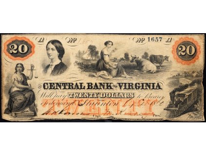 20 Dollars 1860-B-11317-1