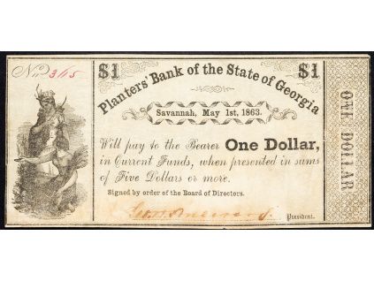 1 Dollar 1863-B-11349-1