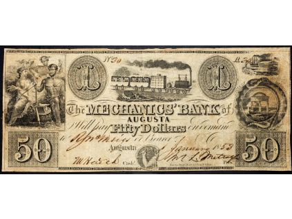 50 Dollars 1853-B-11355-1
