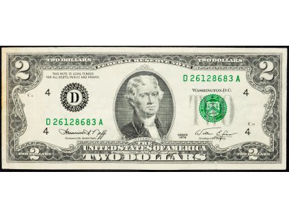 2 Dollars 1976-B-11700-1