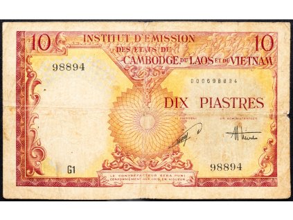 10 Piastres 1953-B-9718-1