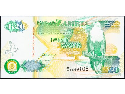 20 Kwacha 1992-B-9949-1