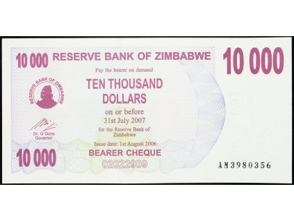 10000 Dollars 2007-B-11665-1