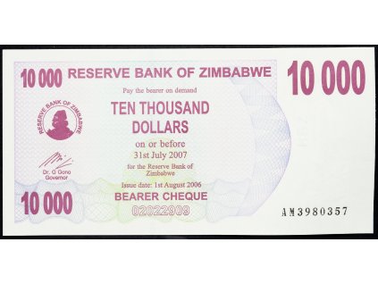 10000 Dollars 2007-B-11666-1