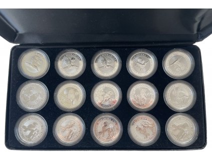 8628 2 australie kookaburra 1996 1998 privy mark collection 31 1g ag 999 1000
