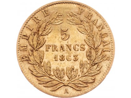 5 Francs 1863-Au-757-1
