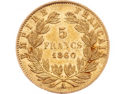 5 Francs 1860-Au-758-1