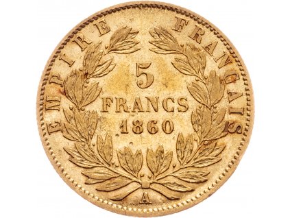 5 Francs 1860-Au-759-1