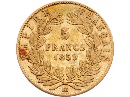 5 Francs 1859-Au-760-1