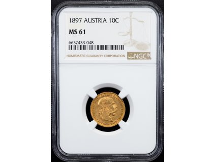 10 Koruna 1897-Au-804-1