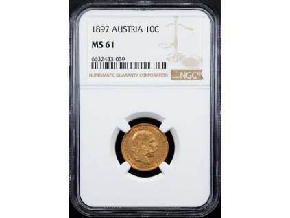 10 Koruna 1897-Au-805-1